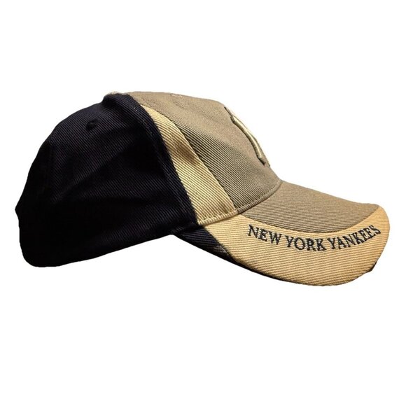 Vintage New York Yankees Baseball Cap Gray White Embroidered Logo - Picture 2 of 7